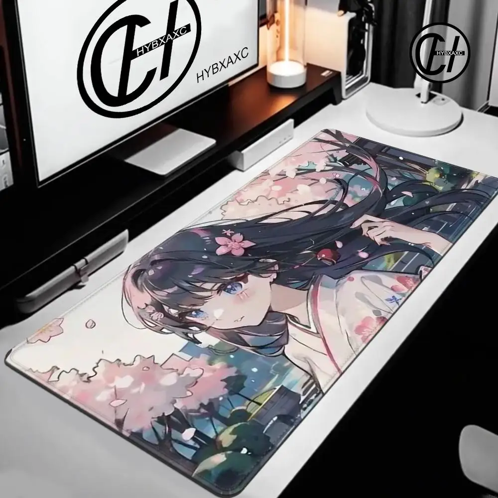 Alfombrilla de ratón Anime GirlJuuuutei Raden, alfombrilla de ratón de escritorio, alfombrilla de escritorio HD bonita, alfombrillas para teclado para juegos extendidas, alfombrilla grande para ratón