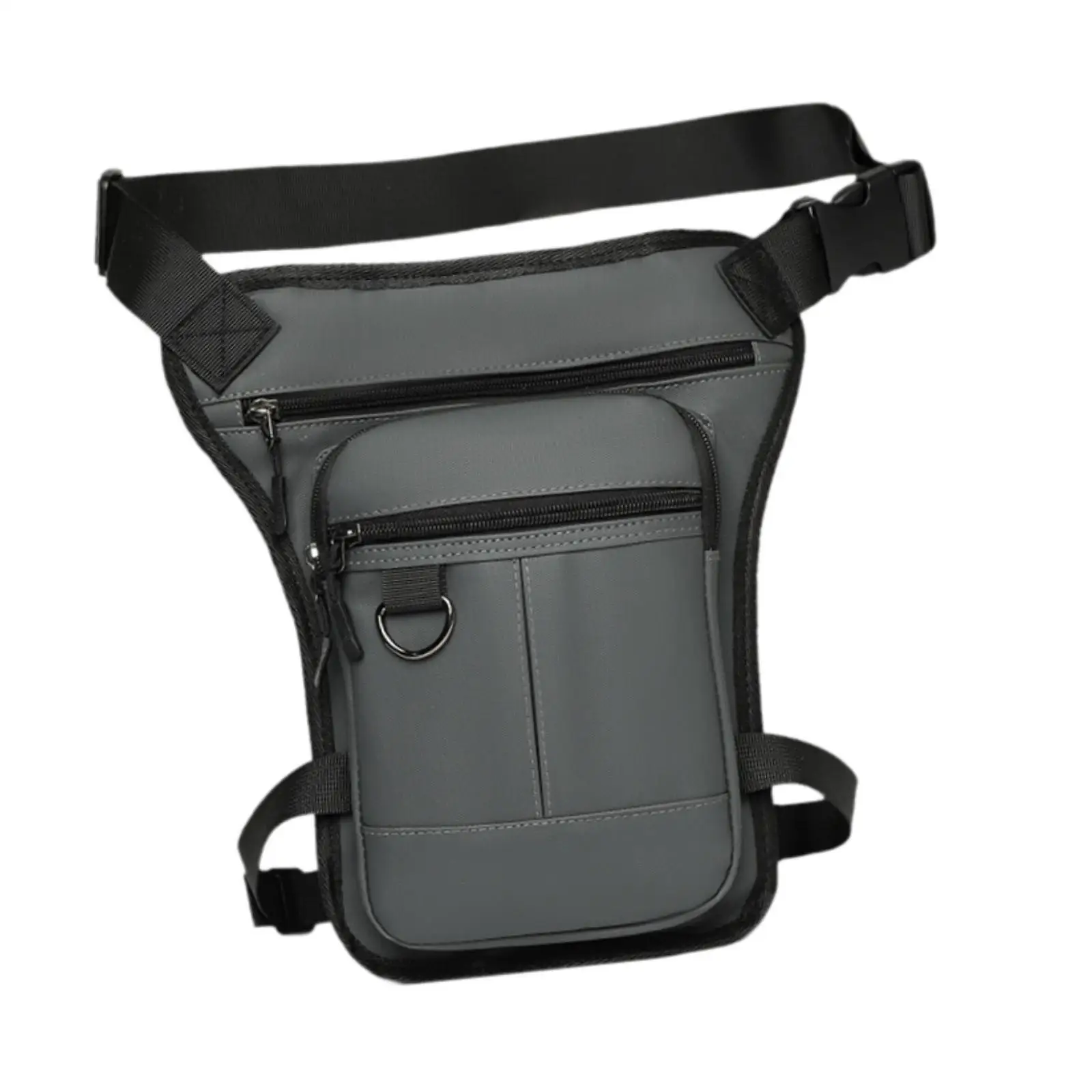 Outdoor Waist Belt Pouch for Men with Adjustable Waist and Leg Strap Multifunctional Hip Bag Waterproof Shoulder Pack for Hiking
