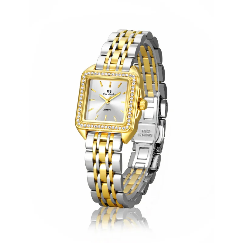 BSZhengxin Hot Sale Factory Direct Sales Foreign Trade Couple Watches Light Luxury Lucky Green Temperament Gold WatchFA1754Steel