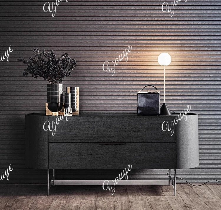 

Italian bedroom, bedside cabinet, light luxury, modern solid wood dining side cabinet, storage and storage, advanced sense