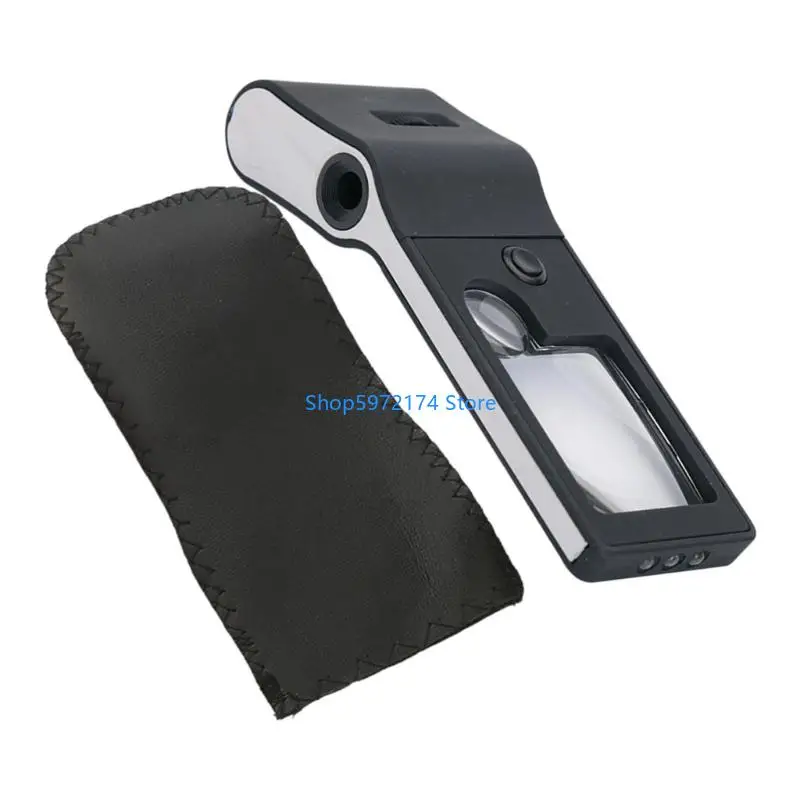 Y3NB Lens Inspection Magnifier Handheld Magnifier with Light for Reading