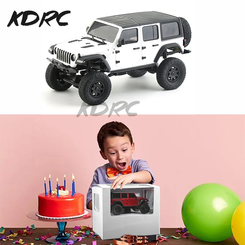 RC 등산 자동차 Mini-z Racing-24 4x4 브러시 모터 1/24 2.4GHz 4WD RTR 오프로드 자동차 6.5km/h 장난감 제어 30m 어린이 장난감 선물