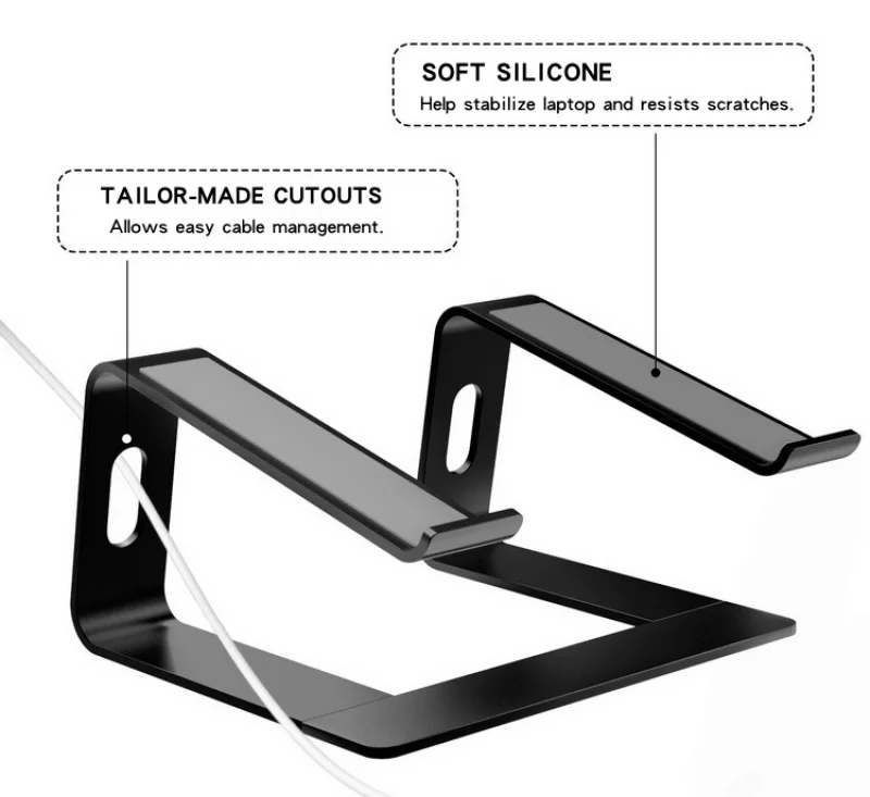 Imagem -05 - Alumínio Ajustável Alloy Laptop Stand Desktop Lift Vertical de Elevação Armazenamento Shelf Macbook Computador