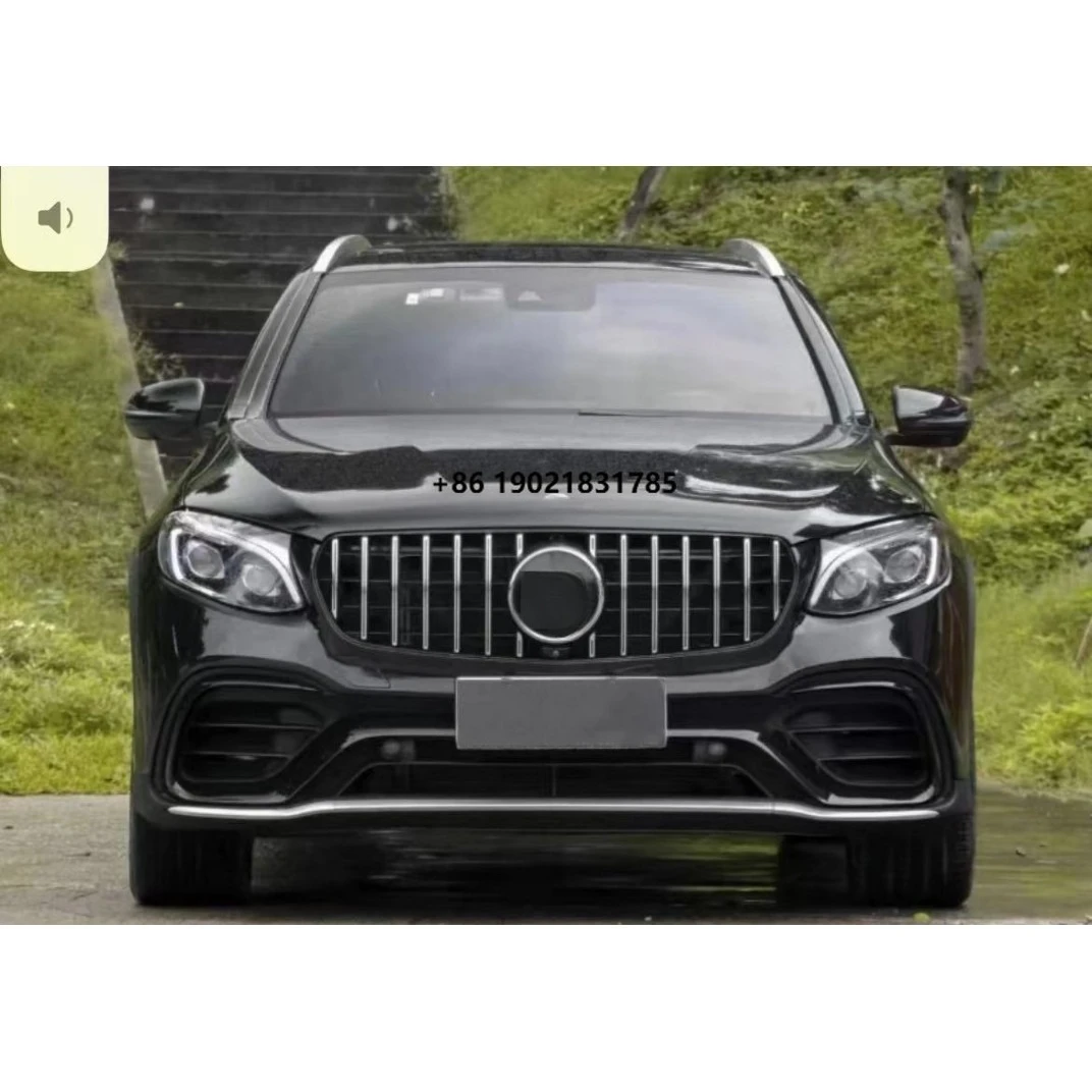 Body Kit for GLC X253 2016-2019 to GLC63 Front Rear Bumper with Grille ,rear Diffuser