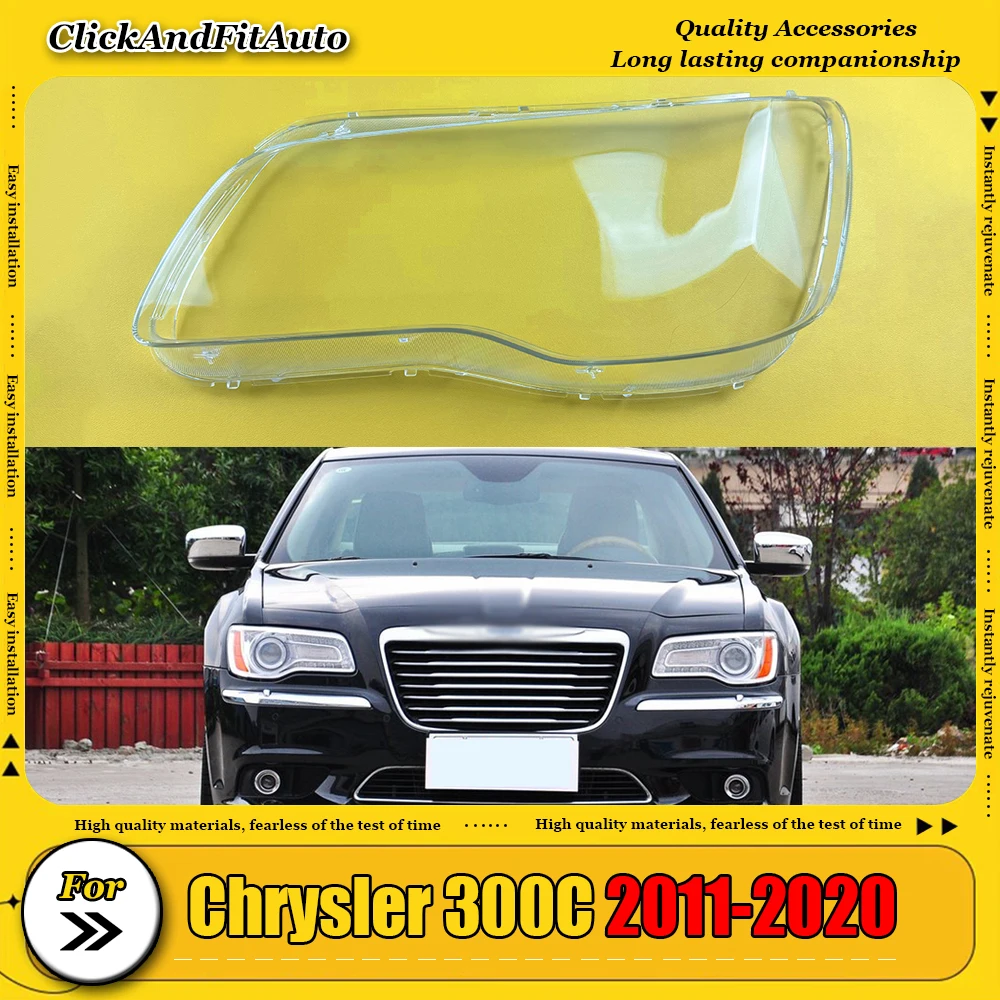 

Для Chrysler 300C 2011-2020 корпус фары прозрачная маска крышка фары линза из плексигласа замена оригинального абажура