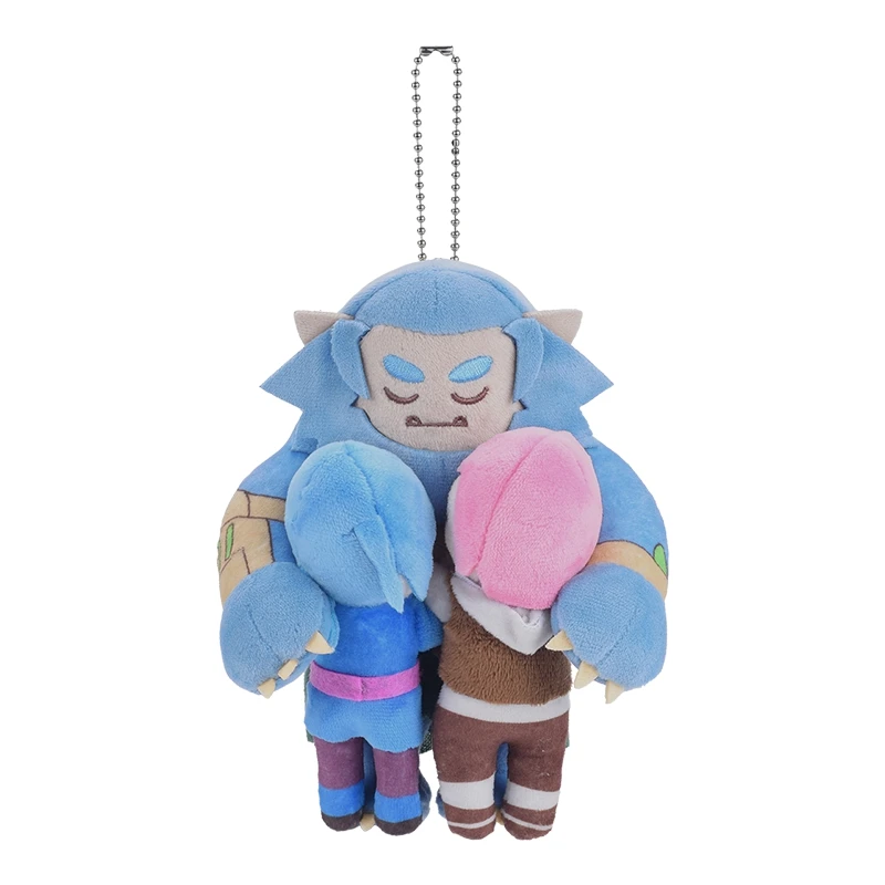 [Official]Game LOL Arcane 2 Warwick Keychain Figure Plush Mascot Ornaments Cute Hug Dolls Cosplay Party Decor Doujin Gifts