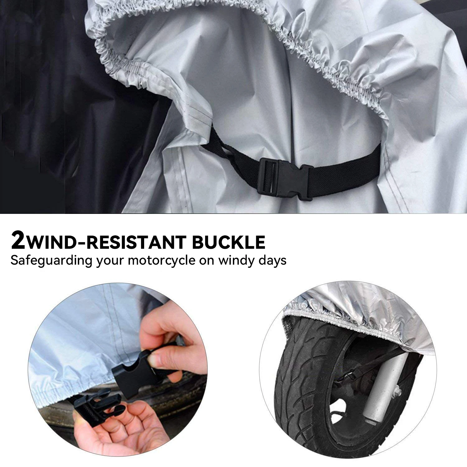 Motorcycle Cover Winter Tarpaulin Cover Cloth Moto Scooter Rain Cover Protector Waterproof Rain Dustproof Bike Bicycle Case Tent