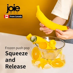 Joie Silicone Ice Pop Molds Monkey Forzen Push Pop Kids Ice Cream Ice Maker Handmade Popsicle Silicone Mold Food Grade DIY Ice