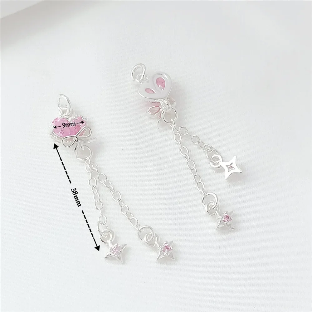 18K Copper-plated Gold-plated and Zirconium-inlaid Gourd Tassel Pendant Diy Bracelet Necklace Accessory Material