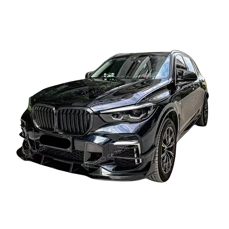 Dry carbon fiber TAKD style front lip  rear diffuser rear mirror housing rear spoiler for BMW X5 G05 body kit