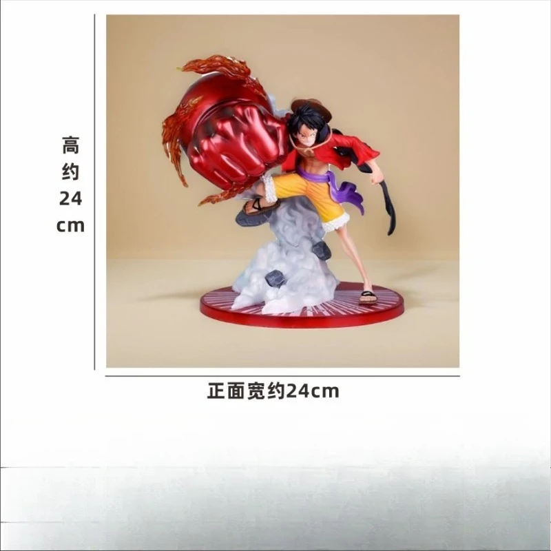

BT Luffy GK Three Gears Ghost Island Boxing Champion Цельная статуя Фигурки Периферийные украшения Bandai Banpresto Игрушка