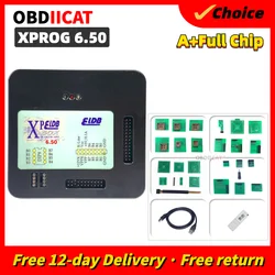 A+ X-PROG M 6.50 ECU Programmer Full Adapters V6.50 ECU Chip Tunning Tool XPROG V6.50 Add More New Authorization Than V6.26