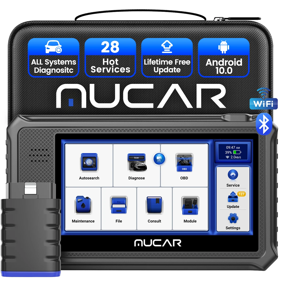 

Пожизненно бесплатные обновления: Диагностический сканер MUCAR VO6 OBD2 CAN FD для всех систем, 28 функций сброса, Auto VIN, EPB/BMS/SAS/ABS, сервис для всех автомобилей