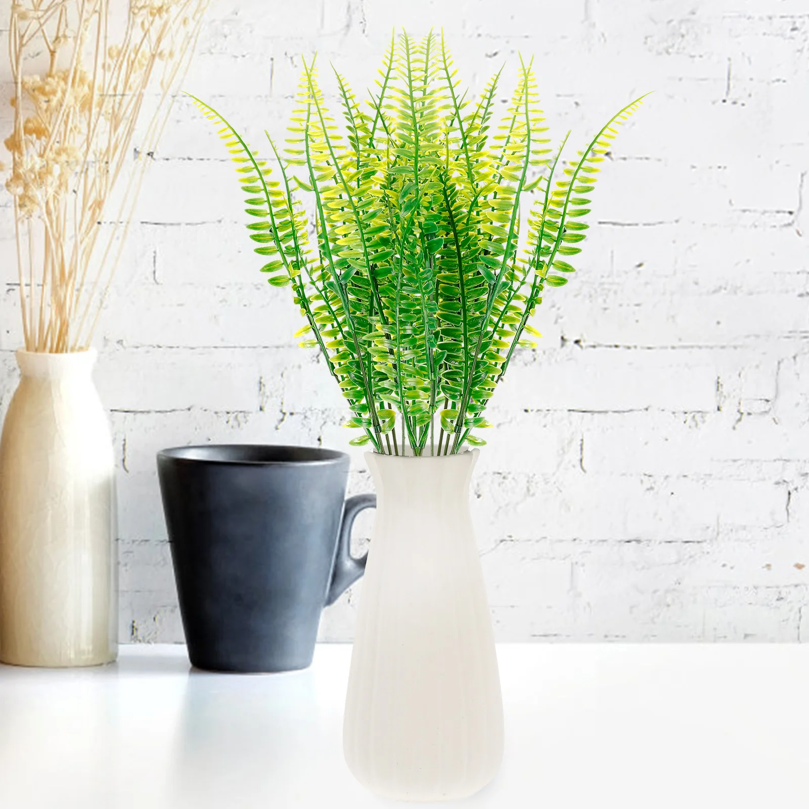 

12pcs Artificial PlantsFoliage Decorative Branches Ferns Model Lifelike Ferns Household Furnishings Simulation Plants