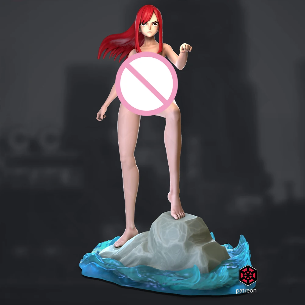 

1/24 Belle сексуальная девушка Эрза NSFW модель из смолы, фигурка игрушки, ремесло в разобранном виде, миниатюрная уменьшающая статуя, неокрашенные наборы