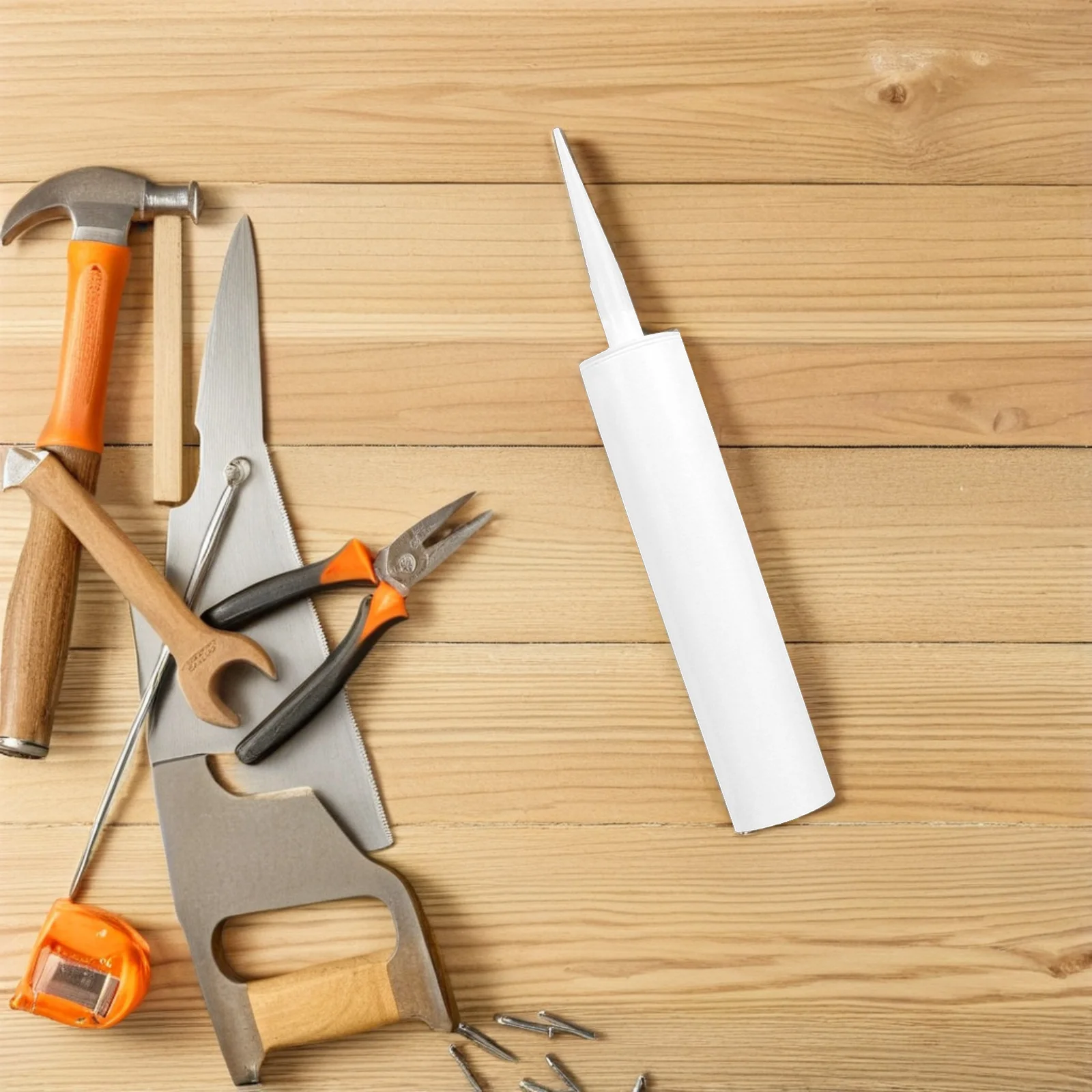 

3Pcs Refillable Caulking Tubes Empty Sealant Pipes with Precision Tip for Latex Epoxy Grout Tile Joint and Leak Repair