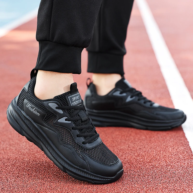 

Lightweight Mesh Men Running Shoes Breathable Casual Sports Sneakers Non Slip Durable Daily Outdoor Workout Walking Shoes
