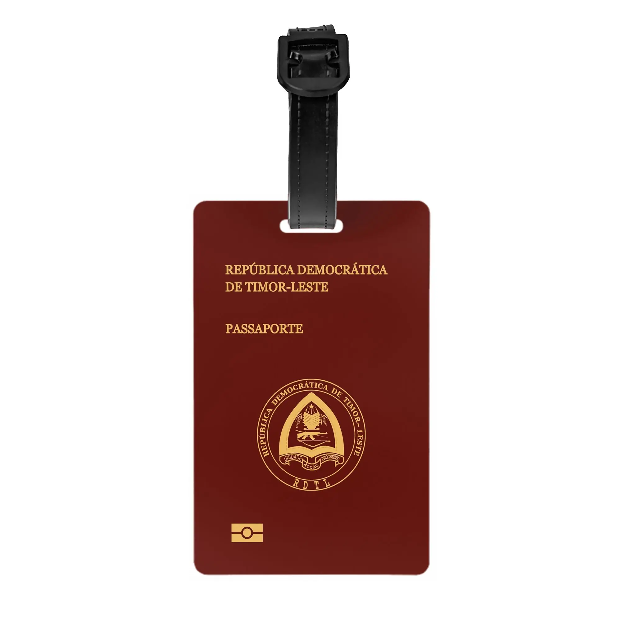 East Timor passport Luggage Tag  Travel Bag Suitcase Privacy Cover ID Label