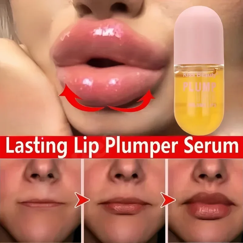 Olio Plumper per labbra a lunga durata potenziatore volumizzante istantaneo siero per labbra labbra collagene labbra Volume Lipgloss Volume cosmetico Sexy aumenta