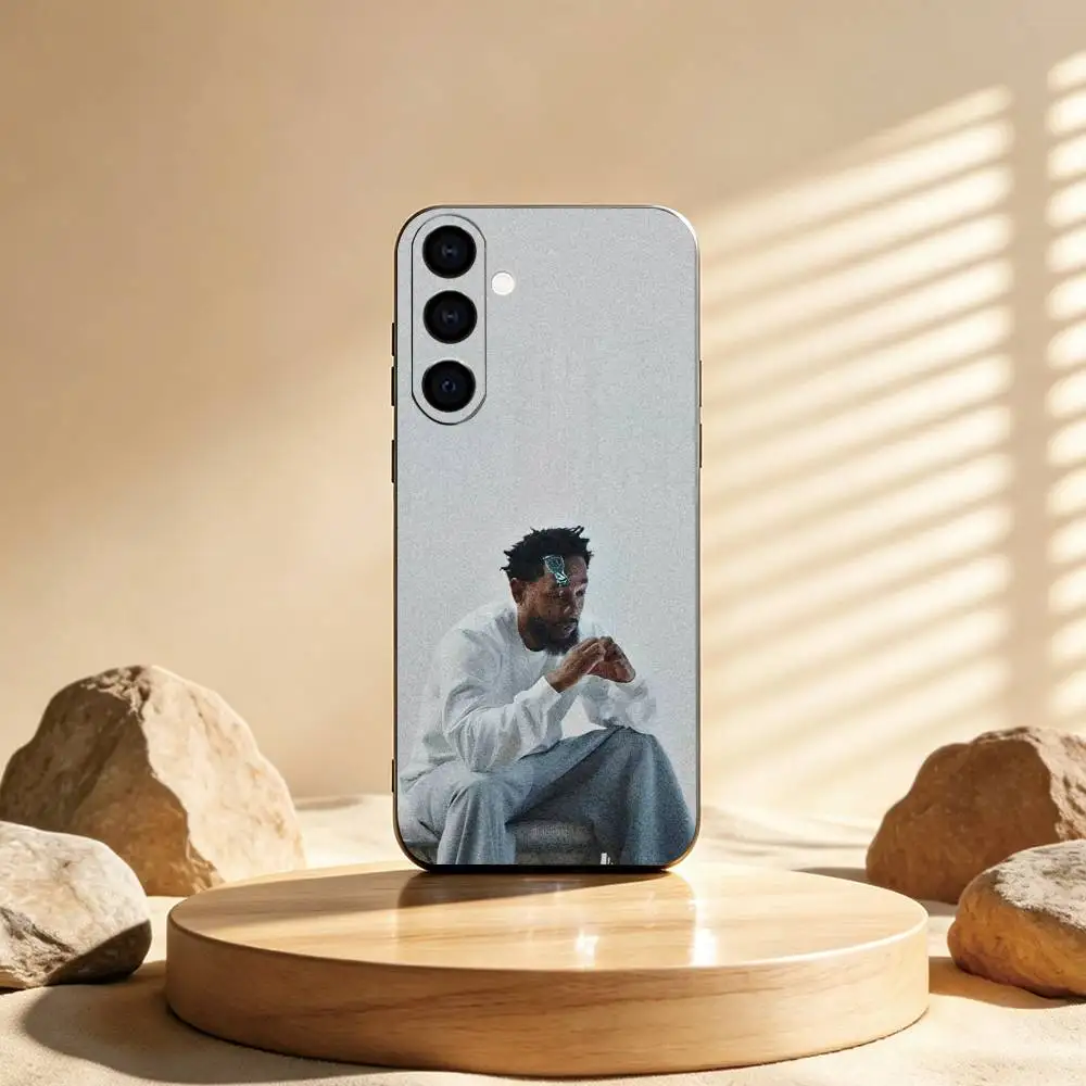 R-Rapper K-Kendrick L-Lamar Phone Case For Samsung Galaxy A73,A72,A71,A70,A53,A52,A51,Soft Silicone Black Cover Gift