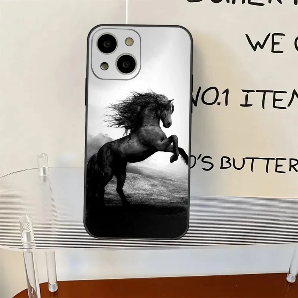 Horse Great Beauty Galloping Phone Case For iPhone 11,12,13,14,15,XS,XR,X,Mini,Pro,Max,Plus Shell