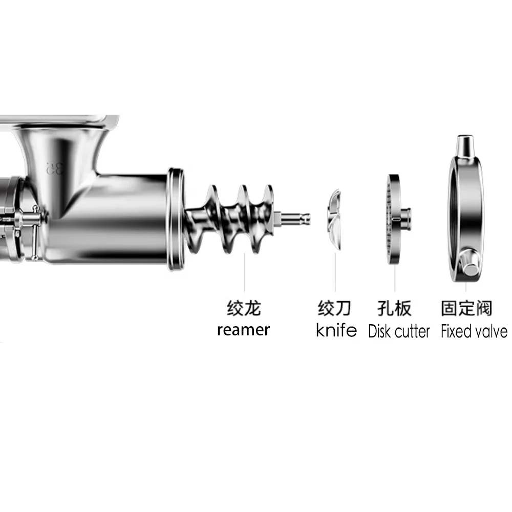 Electric Stainless Steel 12 22 32 42 Onion Vegetable Frozen Meat Grinder Mincer Mill Grinding Shredder Processing Machinery view 2