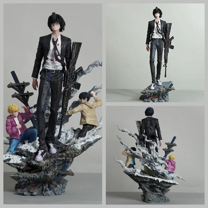 

Chainsaw Man Gun Devil Devil Hunter Gk Anime Figure Resin Statue Desktop Decoration Ornament For Anime Fans Collection Gift