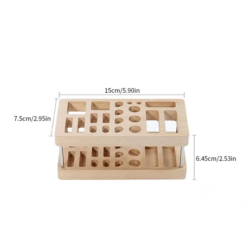 Wooden Model Tools Kit Organizer Rack For DIY Model Building Making Tool Storage Hobby Tools Holder Crafts Tools Rack Stand