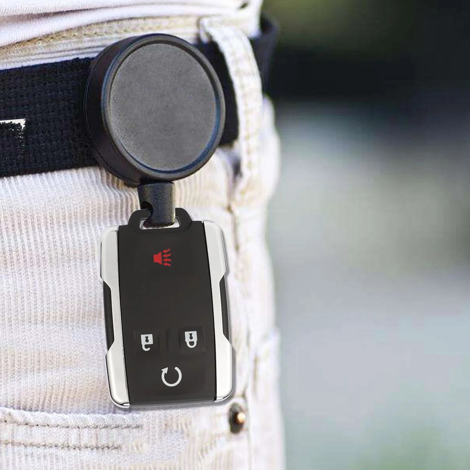 BT-Auto 315 MHz 4-Tasten-FOB-Smart-Remote-Key für Silverado Colorado GMC Sierra 2014–2106 2017 2018 FCC M3N-40821302