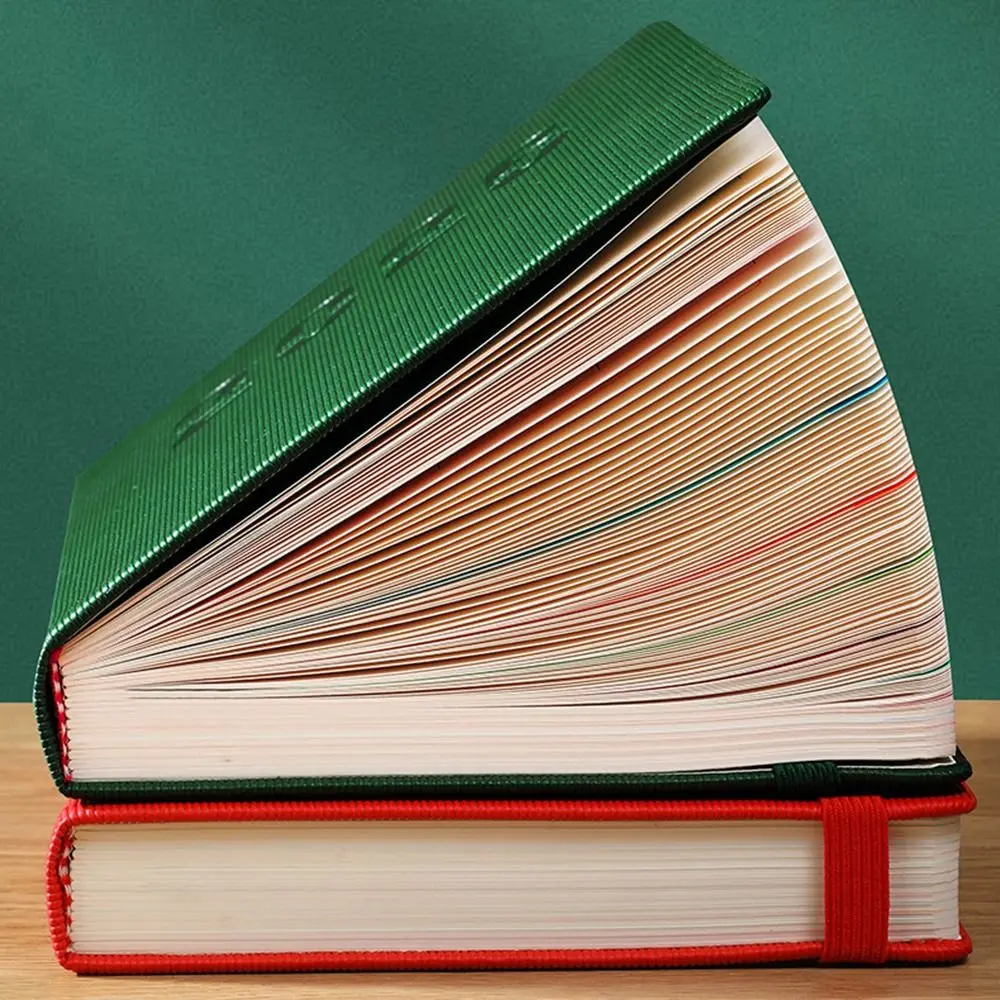 English 2026 Schedule Planner Notepad Wear-resistant Bookmark a5 Agenda Planning Notebook Portable 12 Months Office Work Planner