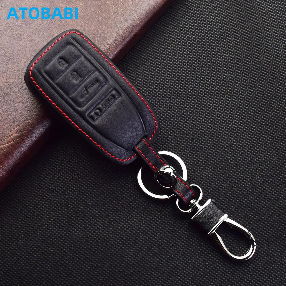 Funda de cuero para llave de coche, funda protectora para mando a distancia inteligente Acura 2018 2019 2020 RDX MDX RLX ILX TLX, accesorios para automóviles