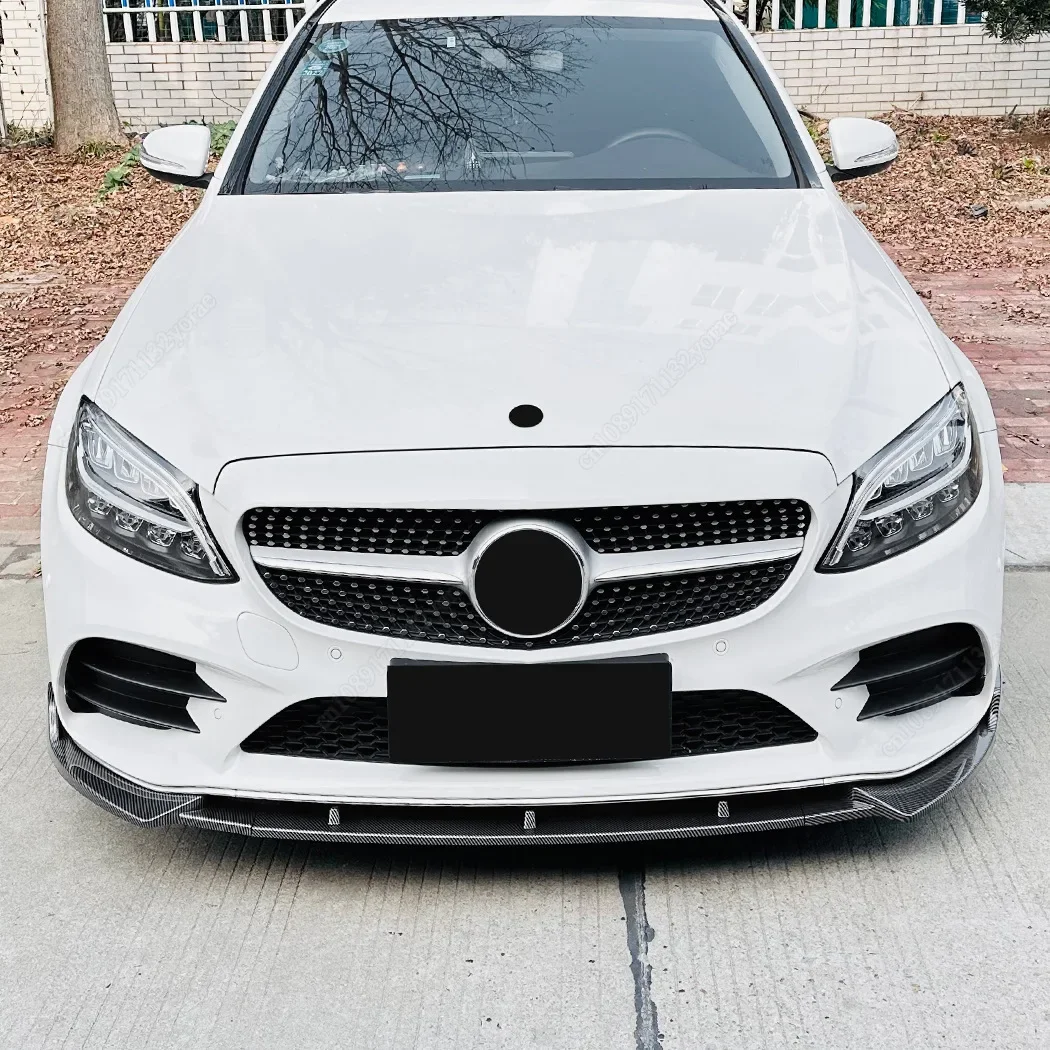 

Для Mercedes-Benz C-класса W205 2019-2021 C205 S205 C160 C180 C200 C260 C300 C350e C450 AMG: передний бампер, сплиттер, обвес