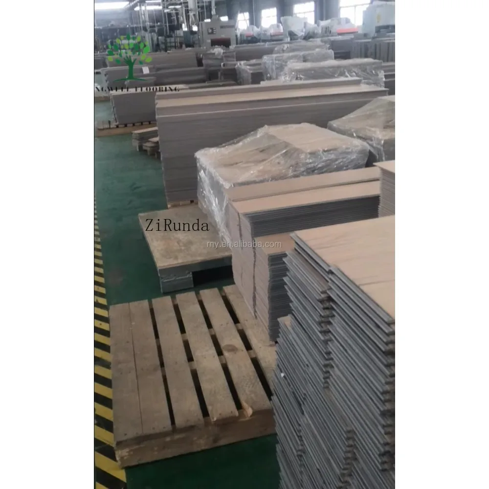 Customized version of herringbone parquet floor, wood veneer stone plastic composite engineering floor