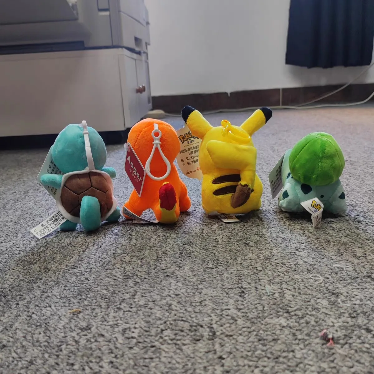 ポケモンぬいぐるみバックパック,ピカチュウ,ゼブラ,ゼニガメ,ネカ,アニメ,カワイイ,おもちゃ,ホビーコレクション,誕生日プレゼント