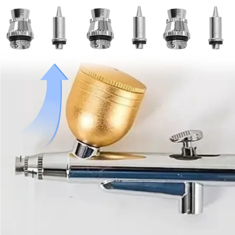 0.5MM Airbrush Embedded Nozzle With Cleaning Needles Nylon Brushes Universal For Airbrush Pen Tattoo & Carburetor Cleaning
