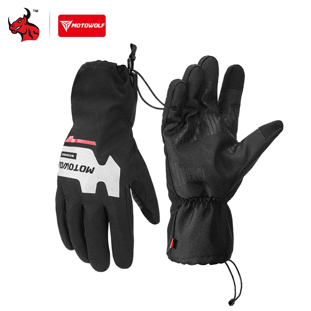 

Водонепроницаемые мотоциклетные перчатки, многофункциональные, прочные, ветрозащитные, в стиле ретро, защитное снаряжение