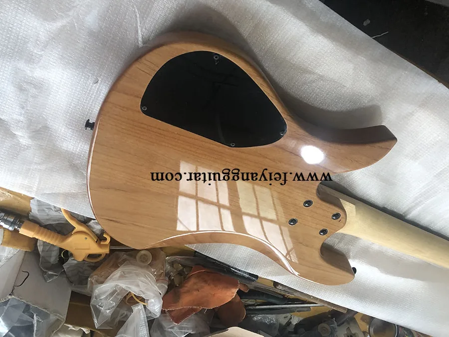 Electric Bass Guitar with 24 Frets, 5 String ,High Quality Electric Bass Guitar,can be customized,free shipping