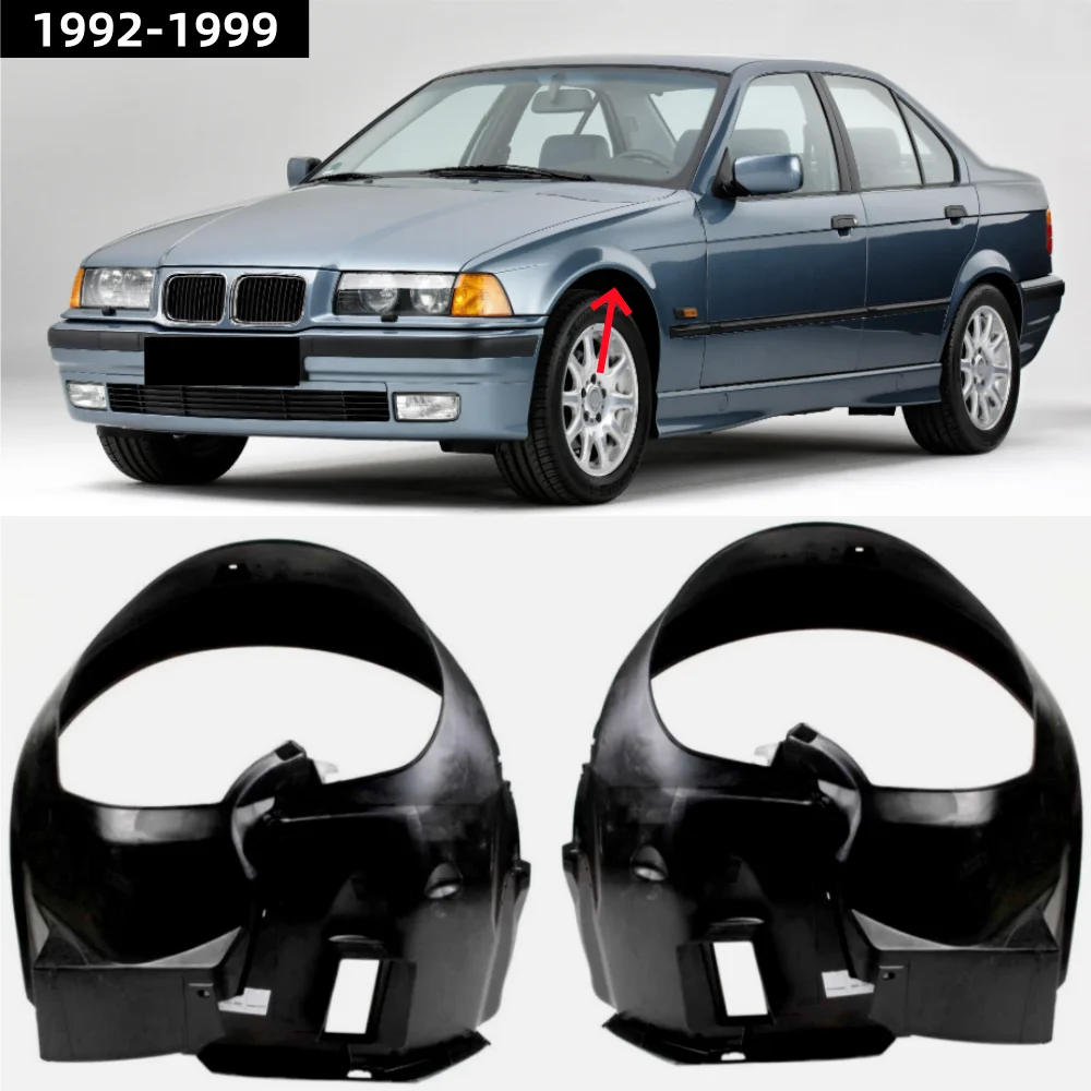 

For BMW 3 Series E36 1992-1999 Front wheel liner mudguard OE: 51718151561 51718151562