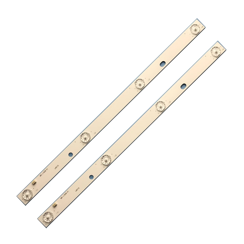 

2pcs LED Backlight strip 4 Lamp for 24"LCD MS-L1936 UA24DF2110T2 V1 SHIVAKI STV-20LED17 6V/LED JS-D-JP2420-041EC E24F2000