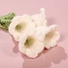Crochet Flowers Bell Orchid Keychain Cute Knitted Flowers