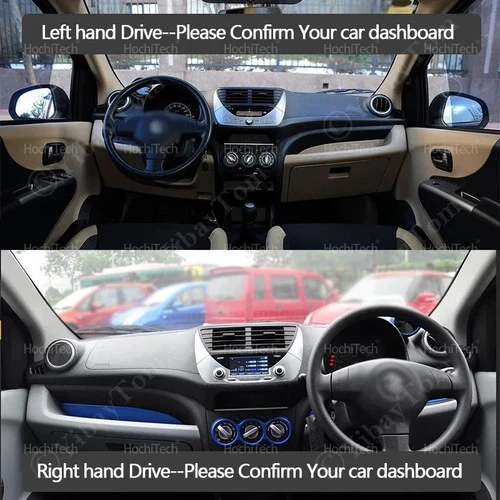 Imagen 2 del producto Cubierta de salpicadero para Suzuki Alto Mazda Carol HA25 HA35 2009 ~ 2014 cubierta de salpicadero de coche evitar almohadilla de luz alfombras Anti-UV alfombrilla antideslizante