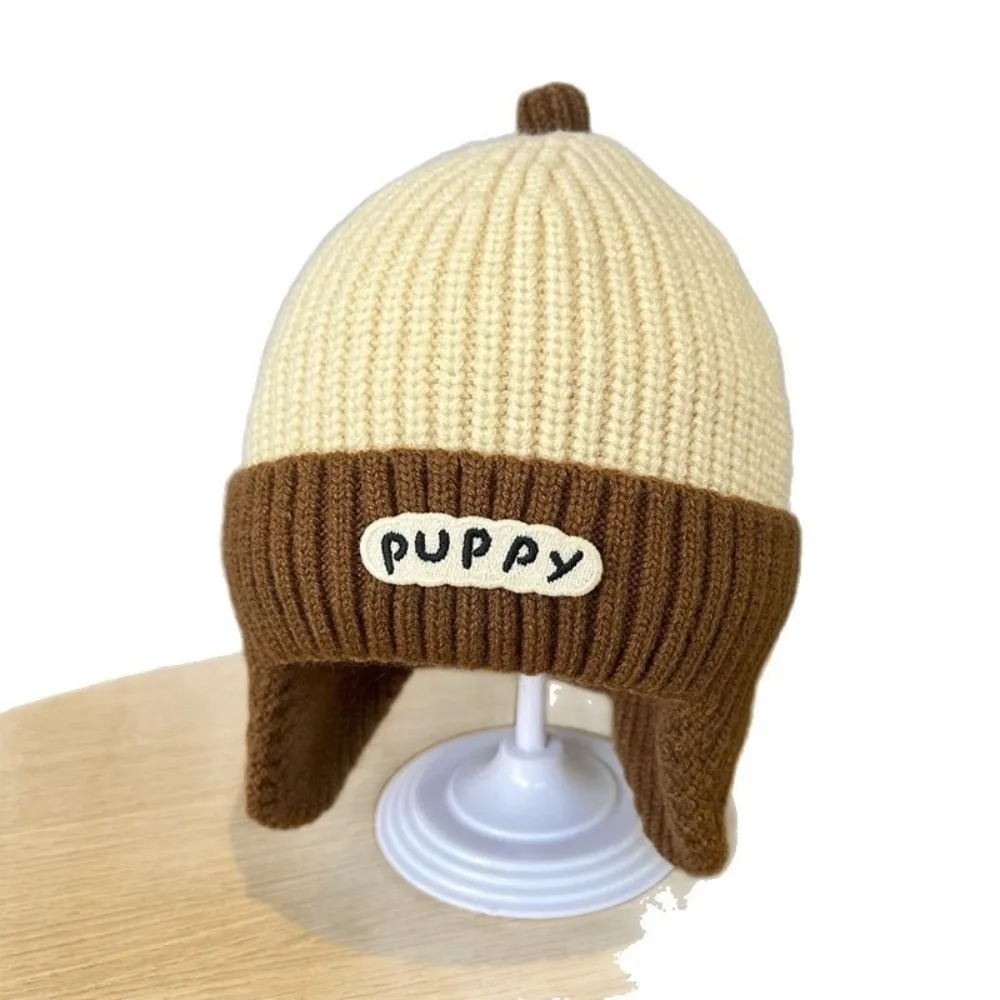 

New Knitted Pacifier Pullover Cap Warm Coldproof Ear Protection Hat Windproof Beanie Hat Outdoor Sports
