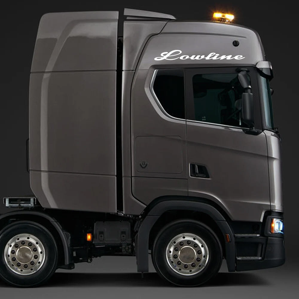 Lowline Topline Highline Truck شاشة الرياح ملصق لوحة ملصق مائي نافذة الكابينة الزجاجية لـ HGV MAN DAF SCANIA