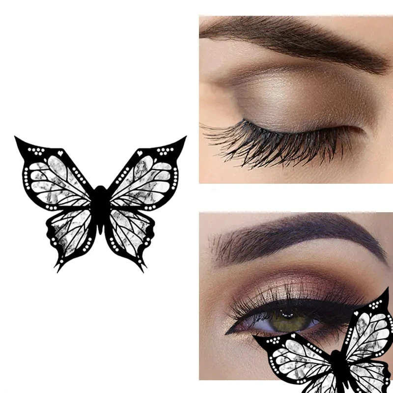 Eye Make-up Cute Mini Butterflys Stencil for Eyeliner Reusable Eyeliner Applicators Aid Eye Cosmetic Tool Makeup Accessories