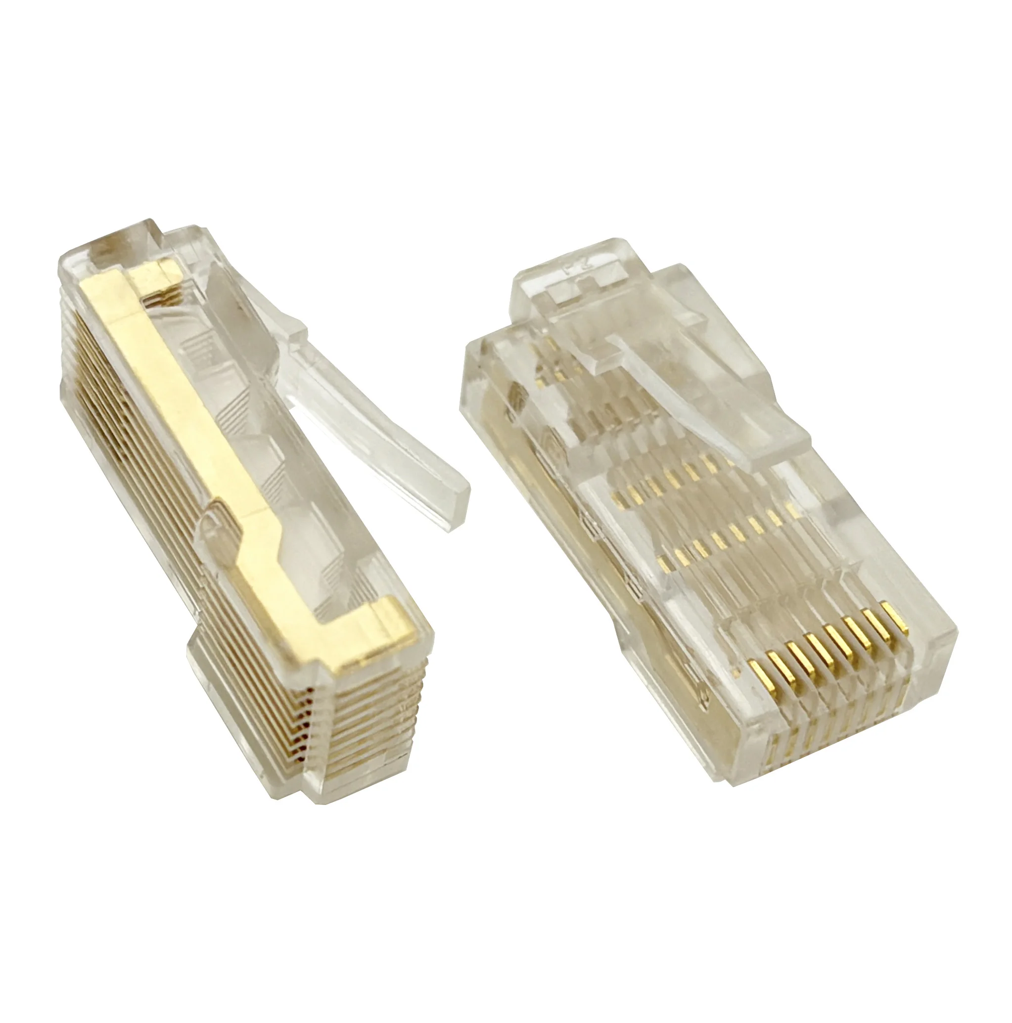 

10PCS Long gold chip connector Connector Bidirectional connector 8P8C frequency converter connector L=26mm