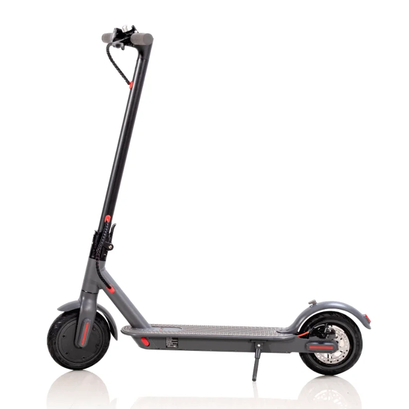 Warehouse ship T4 pro E-Scooter Foldable 8.5inch Solid tire 36V 10.4ah Basic Durable City 25-32KM travel Transportation with APP