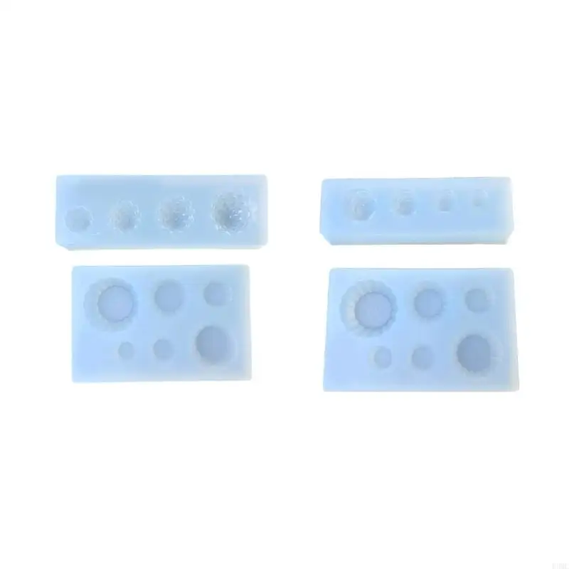 

R3MC 2Pcs Mini Ice Cream Decoration Silicone Molds Crafting Tool For Resin Jewelry