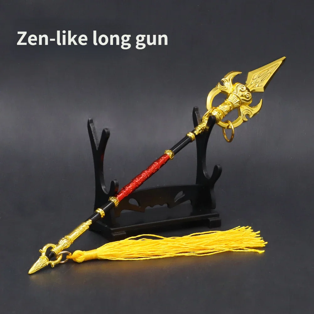 Naraka: Bladepoint Game Peripheral Weapons 22 Zen-like Long Gun Alloy Weapon Model Sword Ornaments Crafts Collection Gift Toys