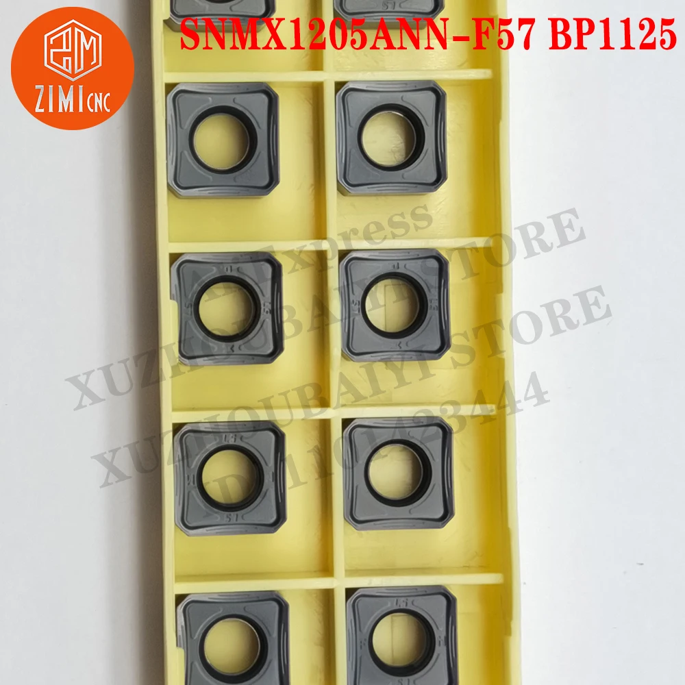 SNMX1205ANN-F57 BP1125 إدراج كربيد SNMX مطحنة الوجه أدوات الخراطة SNMX 1205 شفرة CNC مخرطة إدراج الأجزاء الفولاذية