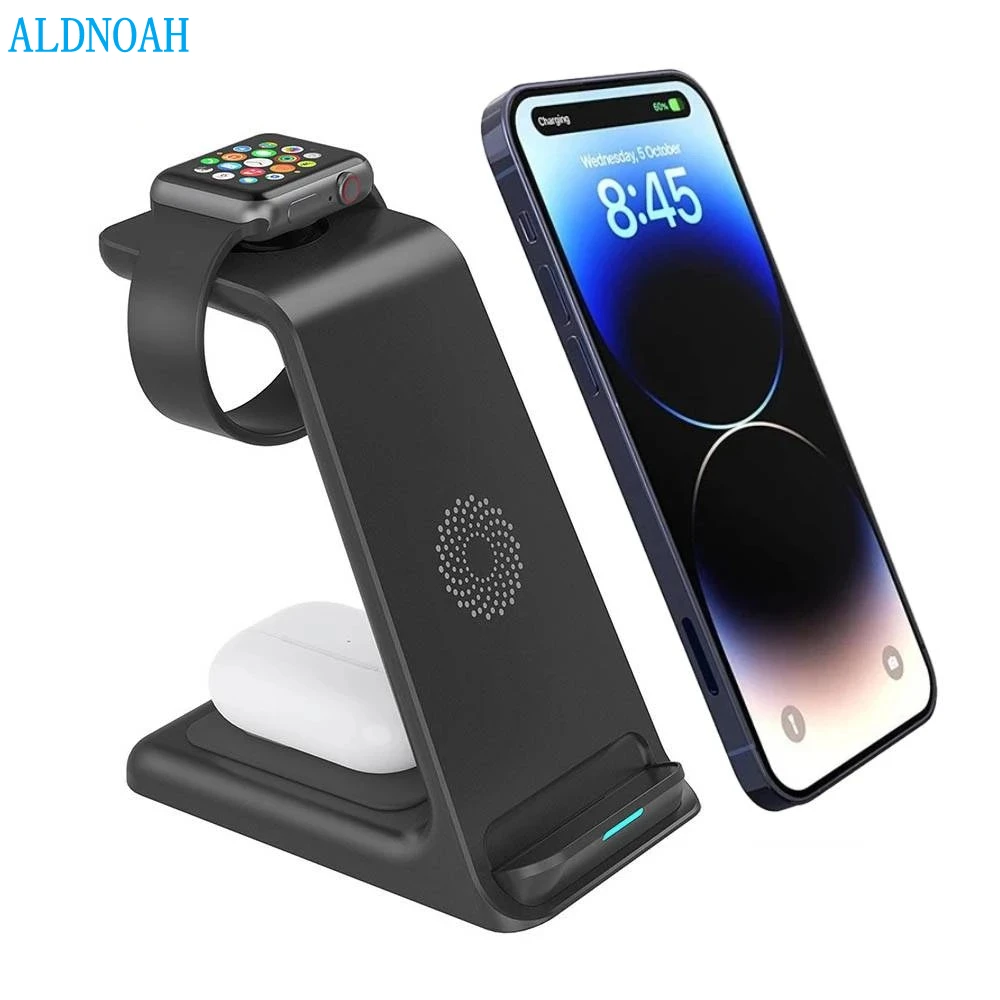 

3 in 1 20W Wireless Charger Dock Station For Apple iWatch 8 7 AirPods Pro iPhone 14 13 12 11 X 8 Induction Fast Charging Stand